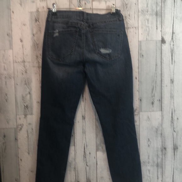 Yummie Heather Thomson Skinny Destroyed Indigo Rock What You Got Jeans 28 - Picture 4 of 13